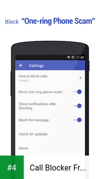Call Blocker Free - Blacklist apk screenshot 4