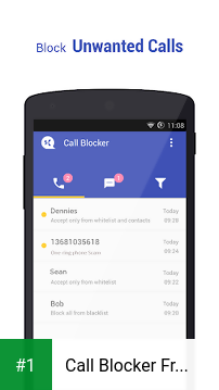 Call Blocker Free - Blacklist app screenshot 1