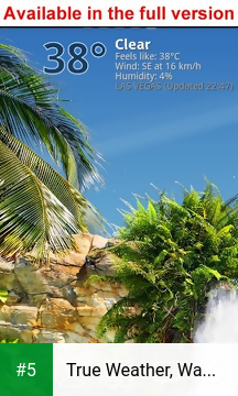 True Weather, Waterfalls FREE app screenshot 5