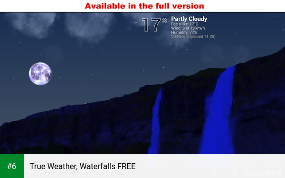 True Weather, Waterfalls FREE apk screenshot 6