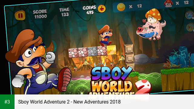 Sboy World Adventure 2 - New Adventures 2018 app screenshot 3