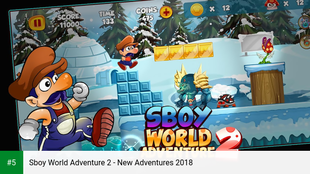 Sboy World Adventure 2 - New Adventures 2018 app screenshot 5