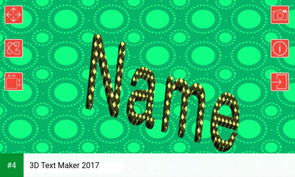 3D Text Maker 2017 apk screenshot 4