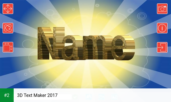 3D Text Maker 2017 apk screenshot 2