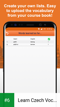 Learn Czech Vocabulary Free apk screenshot 6