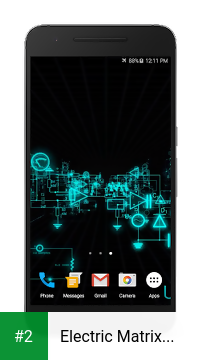 Electric Matrix Live Wallpaper apk screenshot 2
