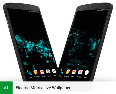 Electric Matrix Live Wallpaper app screenshot 1