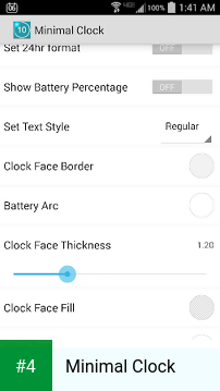 Minimal Clock apk screenshot 4