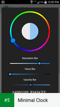 Minimal Clock app screenshot 5