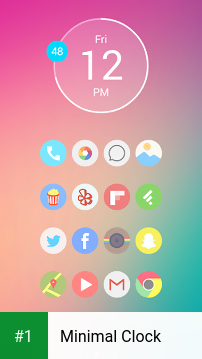 Minimal Clock app screenshot 1