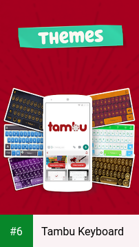Tambu Keyboard apk screenshot 6