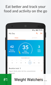 Weight Watchers Mobile app screenshot 1