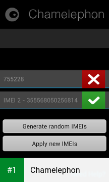 Chamelephon app screenshot 1