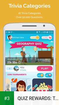 QUIZ REWARDS: Trivia Game, Free Gift Cards Voucher app screenshot 3