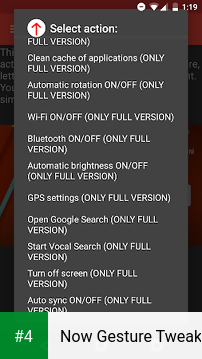 Now Gesture Tweaks apk screenshot 4