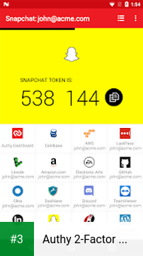 Authy 2-Factor Authentication app screenshot 3