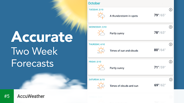 AccuWeather app screenshot 5