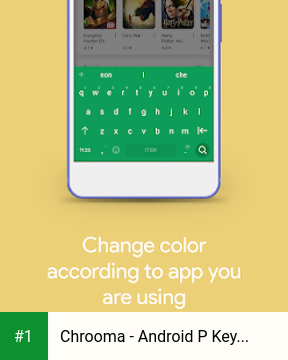 Chrooma - Android P Keyboard, Hydrogen, GIF,  Free app screenshot 1