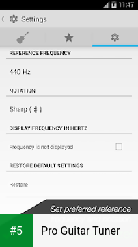 Pro Guitar Tuner app screenshot 5