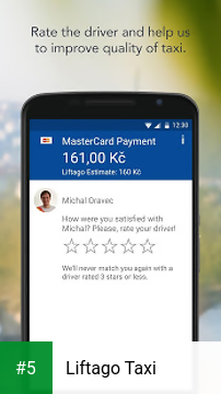 Liftago Taxi app screenshot 5