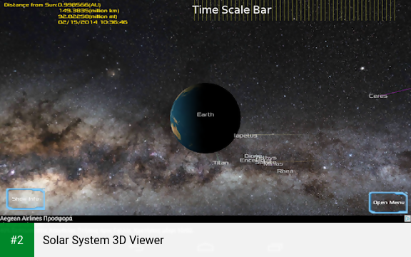Solar System 3D Viewer apk screenshot 2