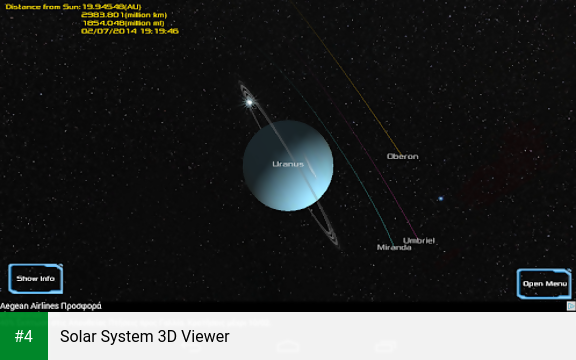 Solar System 3D Viewer apk screenshot 4