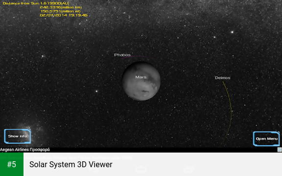 Solar System 3D Viewer app screenshot 5