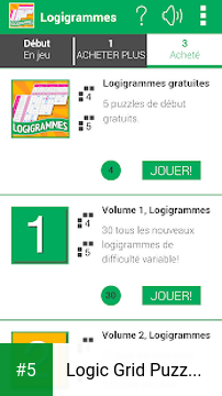 Logic Grid Puzzles in French app screenshot 5