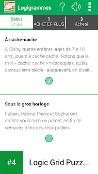 Logic Grid Puzzles in French apk screenshot 4