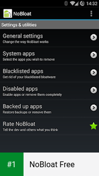 NoBloat Free app screenshot 1