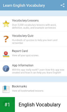 English Vocabulary app screenshot 1