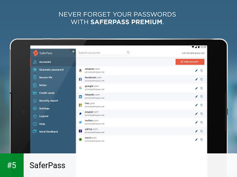 SaferPass app screenshot 5