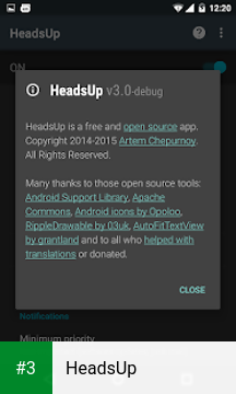 HeadsUp app screenshot 3