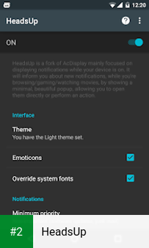 HeadsUp apk screenshot 2