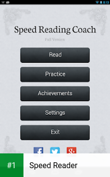 Speed Reader app screenshot 1