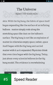 Speed Reader app screenshot 5