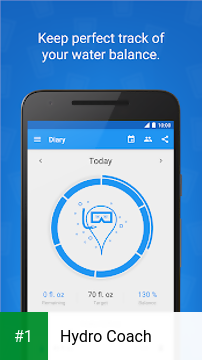 Hydro Coach app screenshot 1