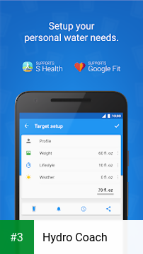 Hydro Coach app screenshot 3