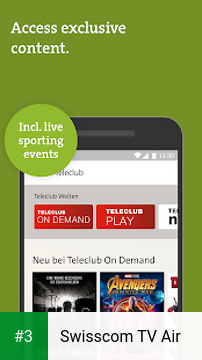 Swisscom TV Air app screenshot 3