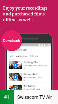 Swisscom TV Air app screenshot 1