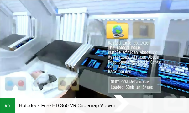 Holodeck Free HD 360 VR Cubemap Viewer app screenshot 5