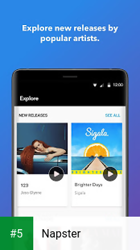 Napster app screenshot 5