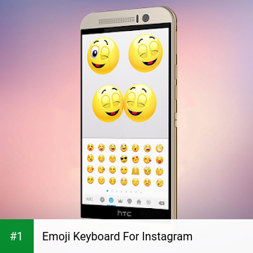 Emoji Keyboard For Instagram app screenshot 1