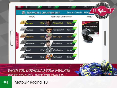MotoGP Racing '18 apk screenshot 4
