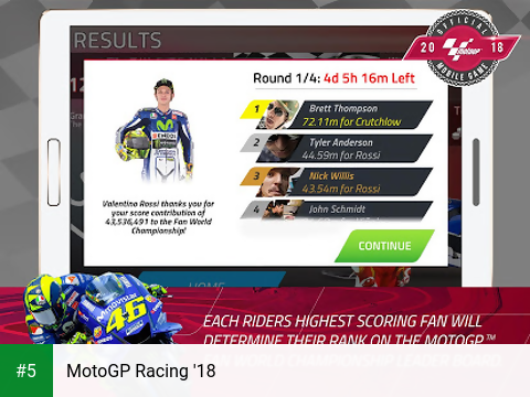 MotoGP Racing '18 app screenshot 5