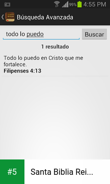 Santa Biblia Reina Valera app screenshot 5