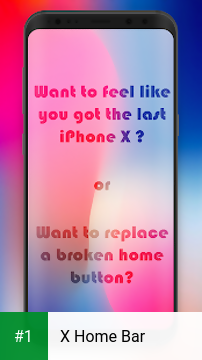 X Home Bar app screenshot 1