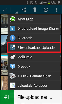 File-upload.net Uploader app screenshot 1