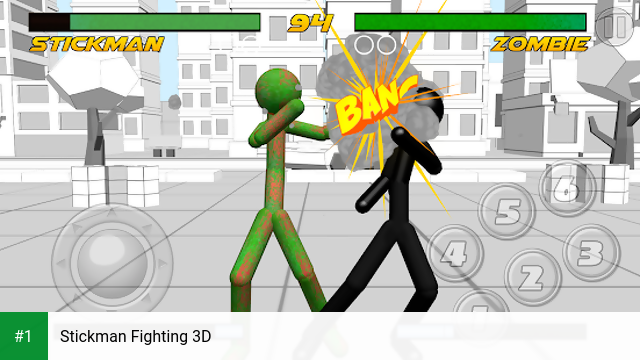 Stickman Fighting 3D app screenshot 1