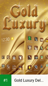 Gold Luxury Deluxe Theme app screenshot 1